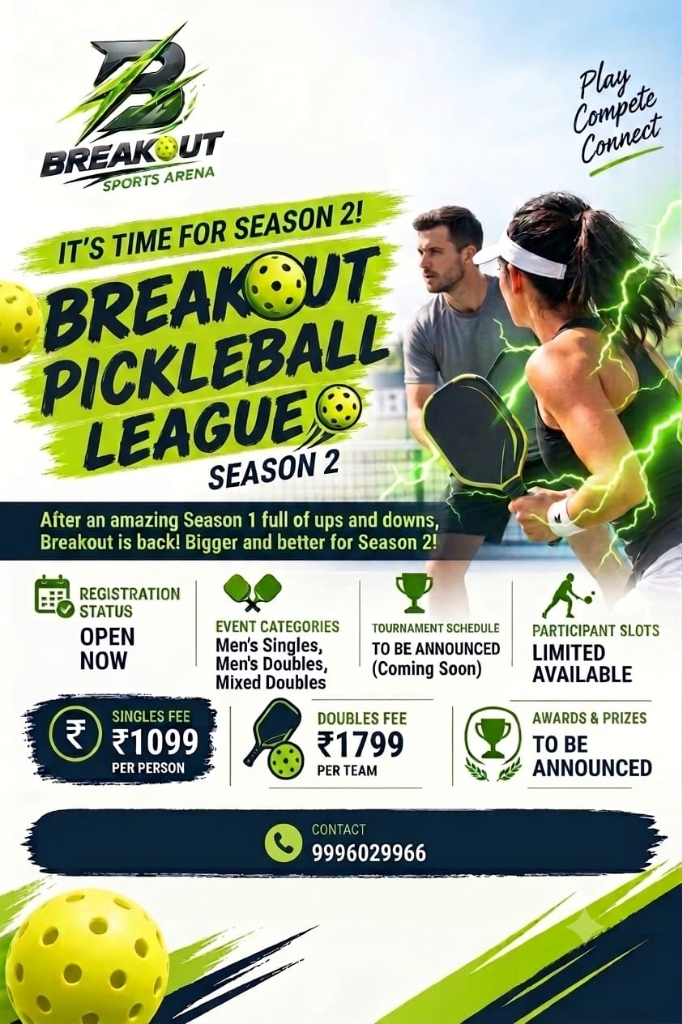 Breakout Pickleball League Season 2 Poster
