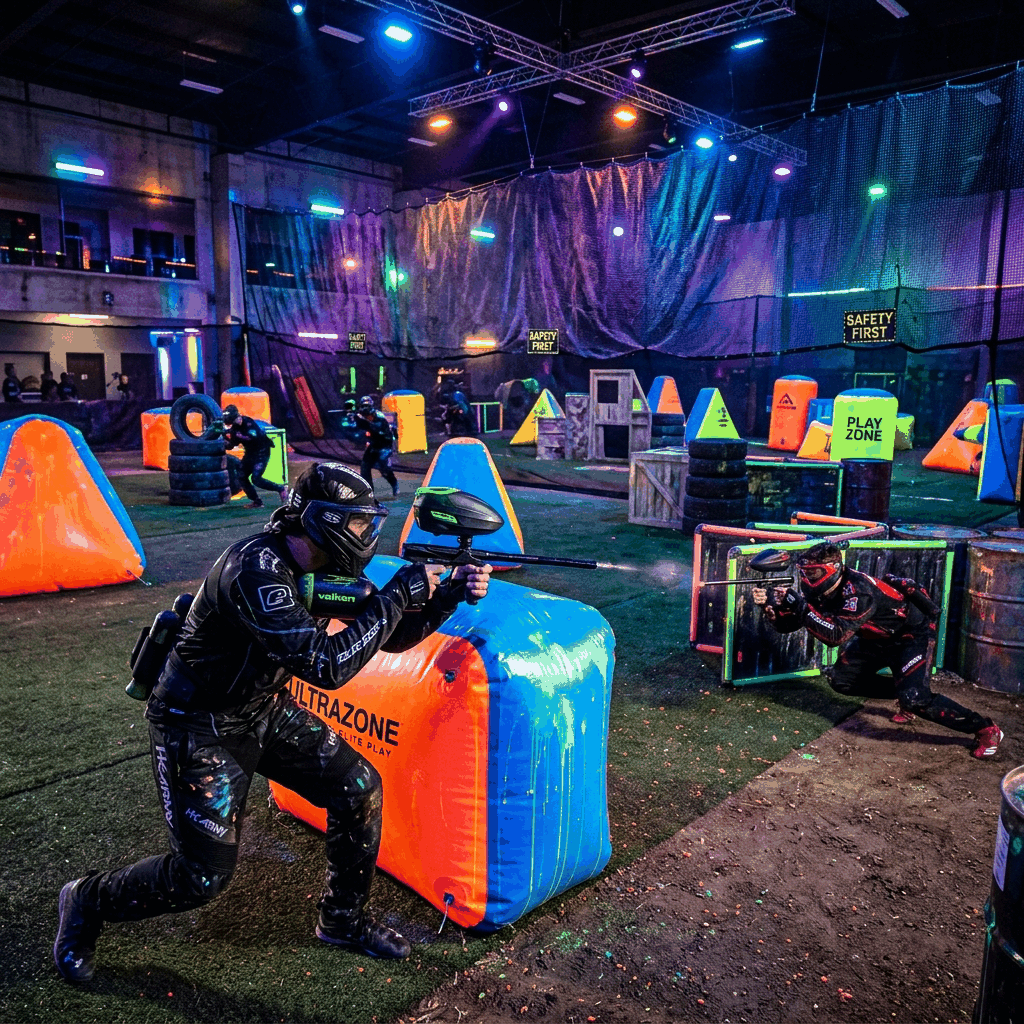 Tactical Outdoor Paintball Battlefield Arena in Hisar
